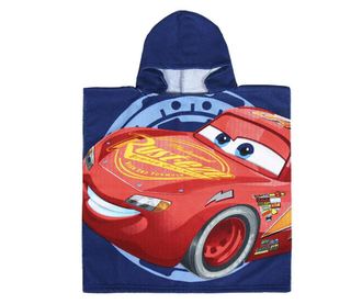 Brisača za plažo s kapuco Cars By Disney 60x120 cm