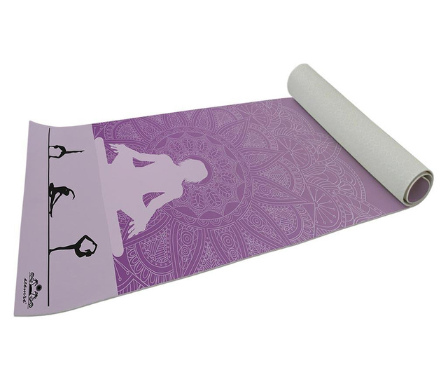 Постелка за йога Silhouette Purple 65x185 см
