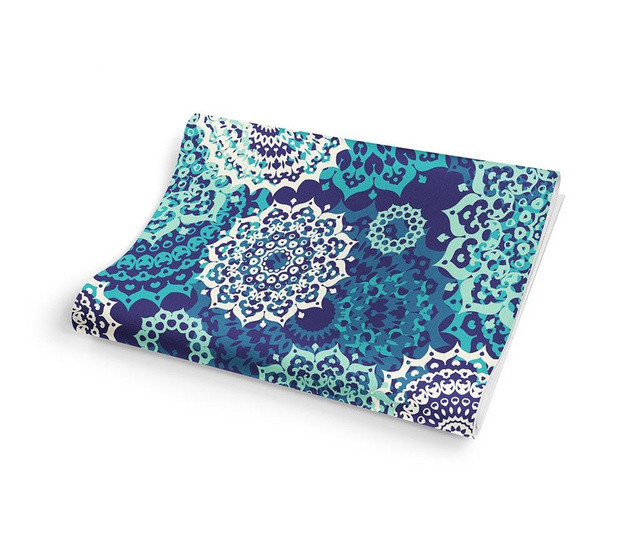 Saltea pentru yoga Mandala Blue 65x185 cm