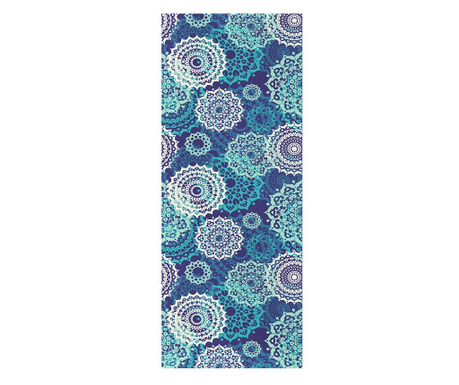 Постелка за йога Mandala Blue 65x185 см