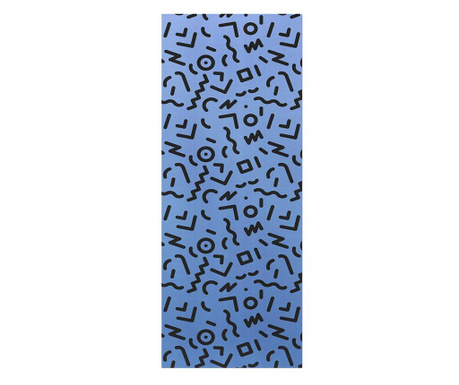 Podložka na jógu Funny Blue 65x185 cm