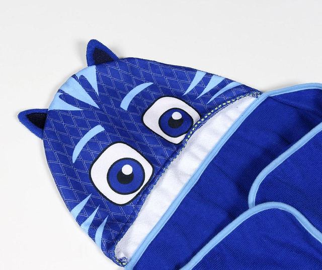 Brisača za plažo s kapuco Pj Blue Cat 50x115 cm