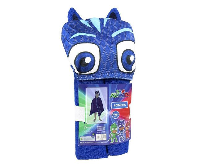 Brisača za plažo s kapuco Pj Blue Cat 50x115 cm