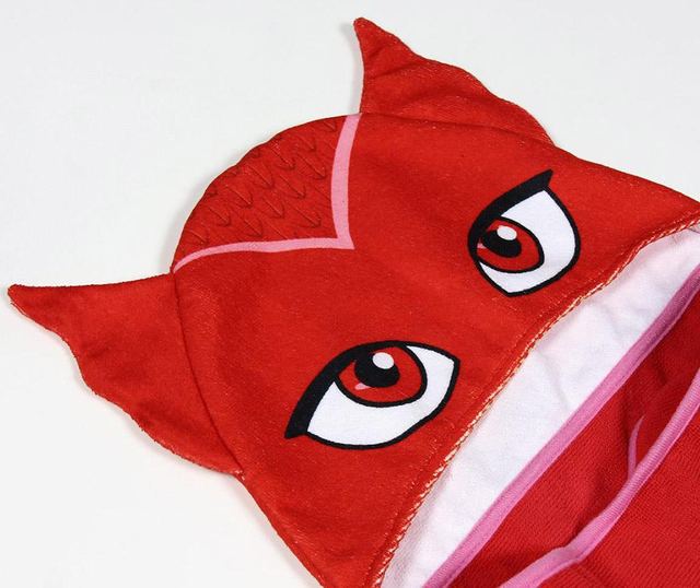Brisača za plažo s kapuco Pj Fishy Red 50x115 cm