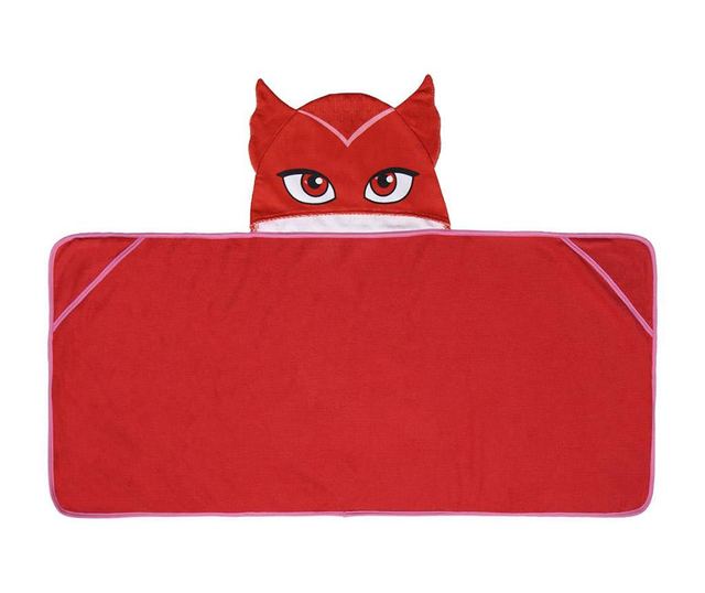Brisača za plažo s kapuco Pj Fishy Red 50x115 cm