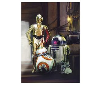 Stenska tapeta Star Wars Three Drones 184x254 cm