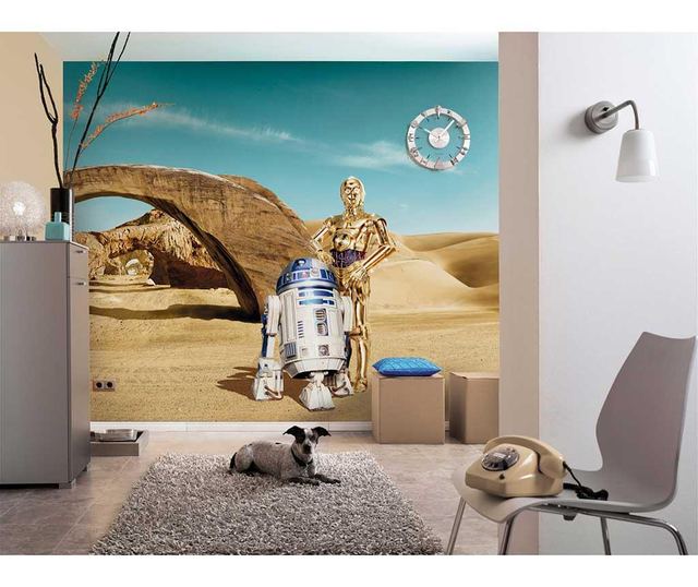 Stenska tapeta Star Wars Lost Droids 254x368 cm
