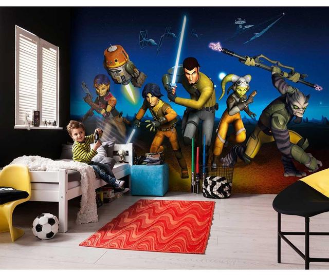 Stenska tapeta Star Wars Rebels Run 254x368 cm