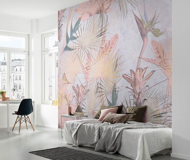 Stenska tapeta Tropical Concrete 254x368 cm