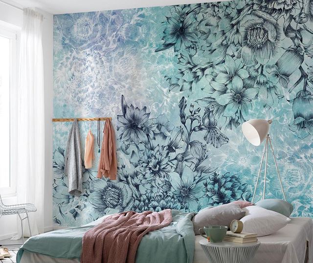 Stenska tapeta Windflowers 248x368 cm