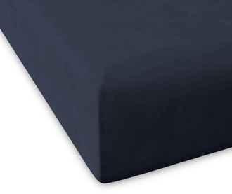 Rjuha z elastiko Percale Pure Marine 150x200 cm