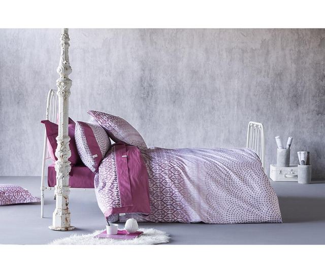 Prevleka za odejo Percale Eyre Raspberry 240x260 cm