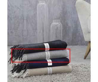 Priročna odeja Croisette Pearl Grey 130x170 cm