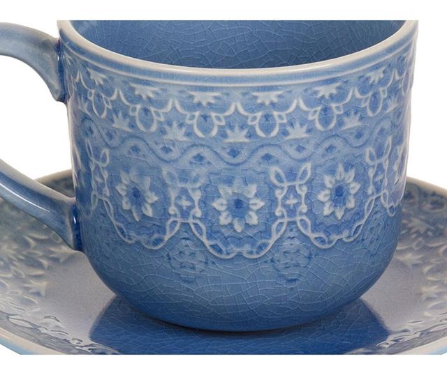 Set - skodelica in krožniček Vanarova Tea Blue