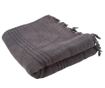 Кърпа за баня Hammam Stripy Stone Washed Black 90x170 см
