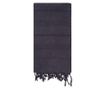 Кърпа за баня Hammam Stripy Stone Washed Black 90x170 см