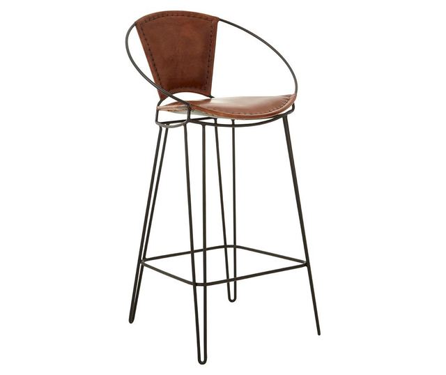 Barski stol Reston Dark Brown