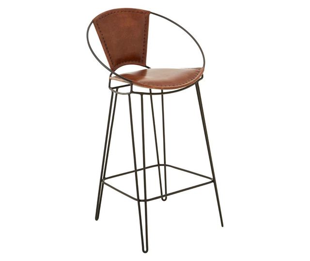 Barski stol Reston Dark Brown