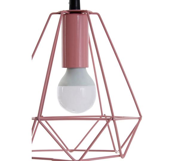 Stropna svetilka Beli Pink