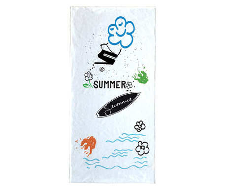 Prosop de plaja Ayd Beach Towels, Summer, bumbac, poliester, 80x155 cm