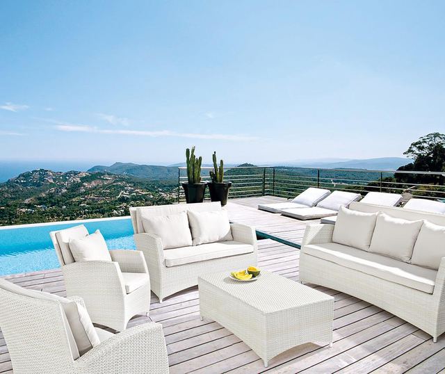 Vrtni trosed Antalys White