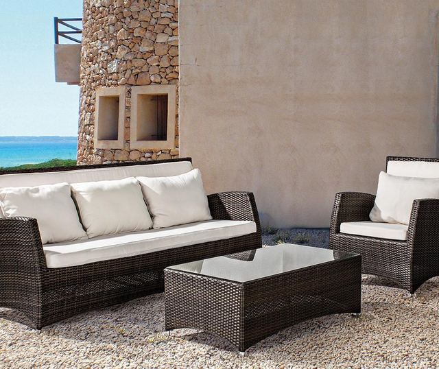 Vrtni trosed Antalys Brown