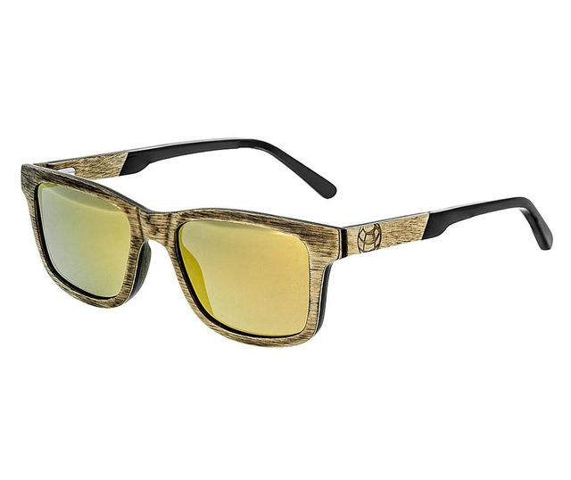 Unisex sončna očala Earth Wood Tide Brown