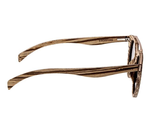 Unisex sončna očala Earth Wood Ceira Zebra Brown