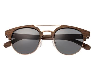 Unisex sončna očala Earth Wood Kai Brown Zebra