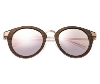 Ženska sončna očala Earth Wood Zale Brown Zebra