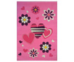 Preproga Love Pink Flowers 120x180 cm