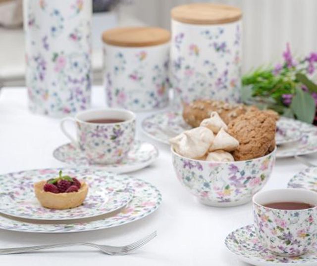 Set skodelica in krožniček Versailles Coffee