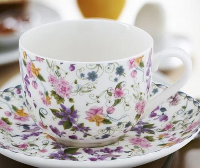 Set skodelica in krožniček Versailles Coffee