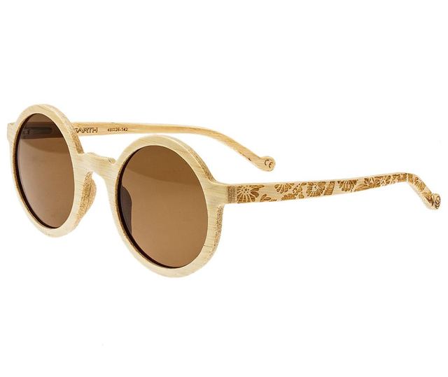 Unisex sončna očala Earth Wood Canary Tan