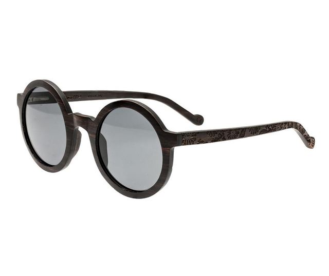 Sluneční brýle unisex Earth Wood Canary Dark Brown