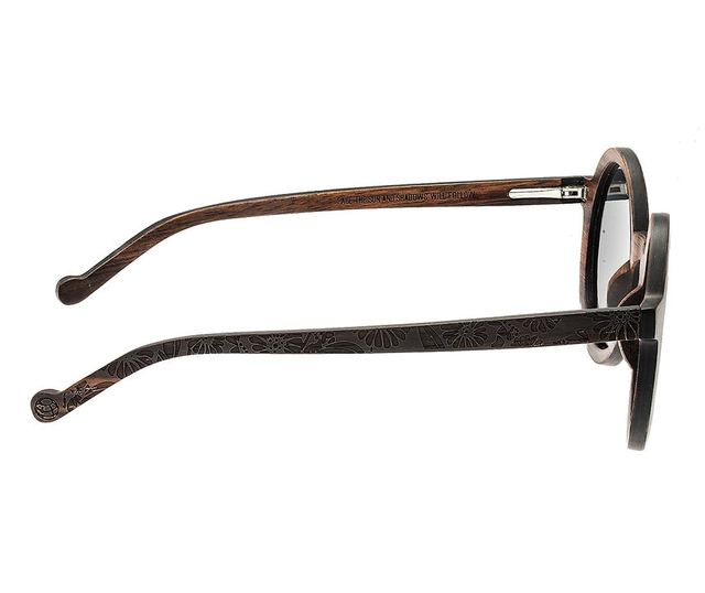 Sluneční brýle unisex Earth Wood Canary Dark Brown