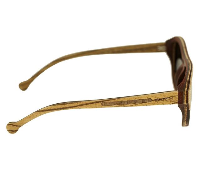 Pánské sluneční brýle Earth Wood Clearwater Tan Stripe