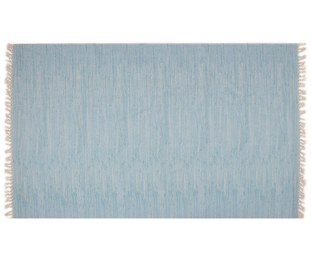 Covor tip pres Eko Halı, Sea Blue, 80x150 cm