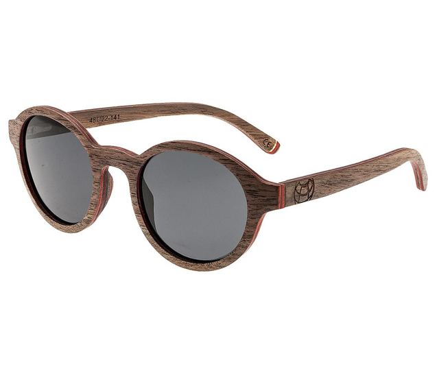 Unisex sončna očala Earth Wood Maho Brown Stripe