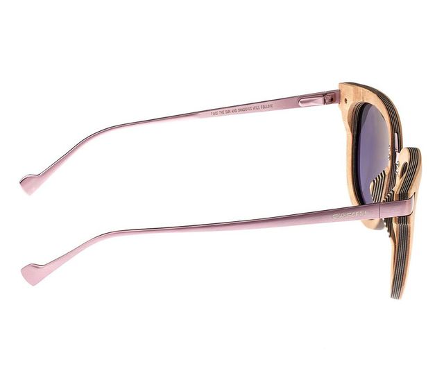 Ženska sončna očala Earth Wood Nissi Brown Rose Gold