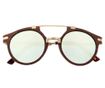 Sluneční brýle unisex Earth Wood Petani Dark Brown