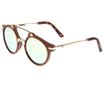 Sluneční brýle unisex Earth Wood Petani Dark Brown