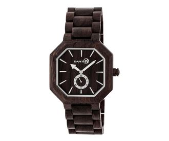 Moška zapestna ura Earth Wood Acadia Dark Brown