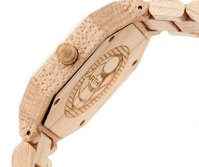 Pánské hodinky Earth Wood Acadia Tan