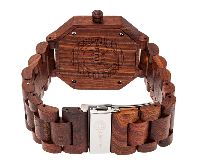 Мъжки ръчен часовник Earth Wood Acadia Brown