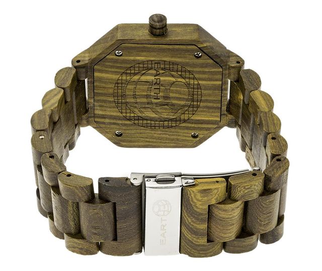 Pánské hodinky Earth Wood Acadia Olive