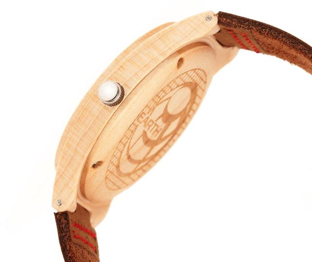 Moška zapestna ura Earth Wood Aztec Tan Brown