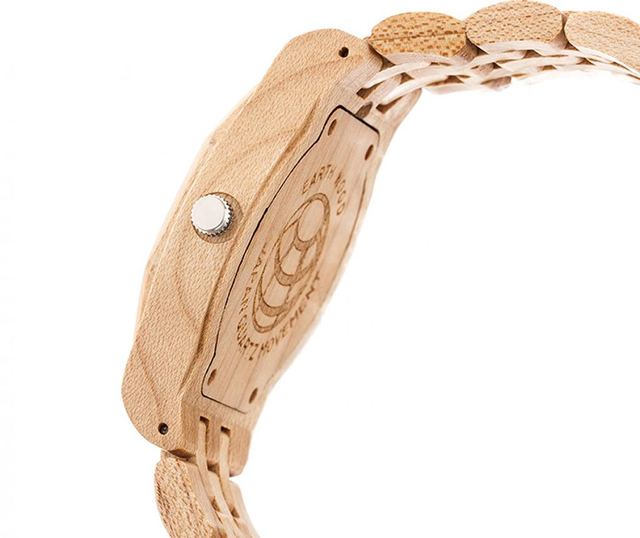 Moška zapestna ura Earth Wood Baobab Tan