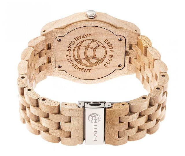 Moška zapestna ura Earth Wood Baobab Tan