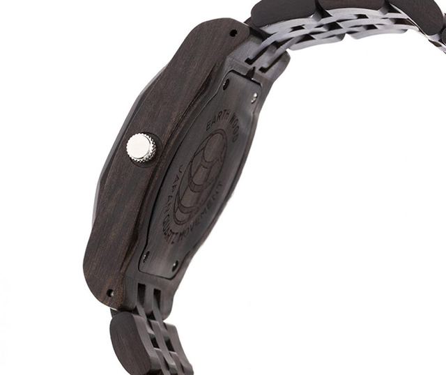 Moška zapestna ura Earth Wood Baobab Dark Brown
